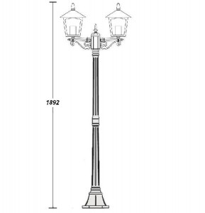 Наземный фонарь 15908 A Gb