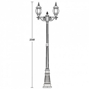 Наземный фонарь 83409S A Bl