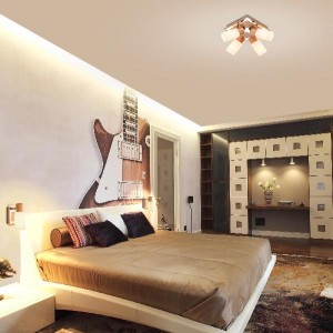 Спот 20029 20029/1 хром/светлое дерево