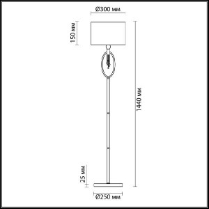 Торшер Neoclassi 4515/1F