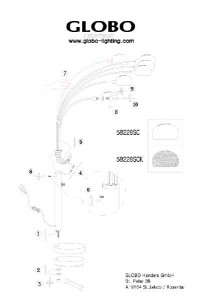 Торшер Newcastle 58228SC