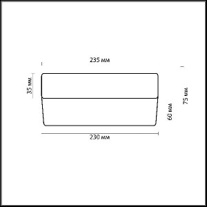 Настенно-потолочный светильник Presto 2405/1A