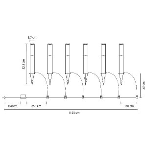 Грунтовый светильник Dito 380935