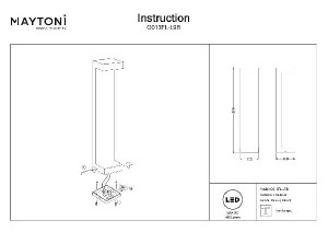 Наземный светильник Barclay Street O013FL-L9B