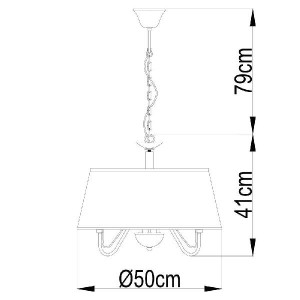 Подвесной светильник Aurora A1150SP-5CC
