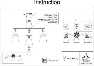 Спот Mia SP564-CW-03-W