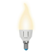 Лампочка светодиодная  LED-CW37-6W/WW/E14/FR/DIM PLP01WH картон