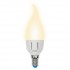 Лампочка светодиодная  LED-CW37-6W/WW/E14/FR/DIM PLP01WH картон