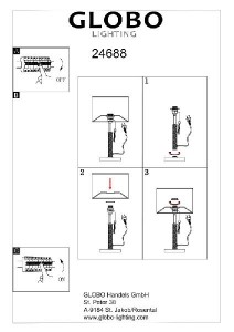 Интерьерная настольная лампа Umbrella 24688