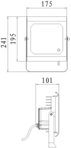 Прожектор уличный Flood 732056