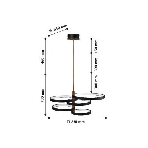 Потолочная люстра Umlauf 2116-5P