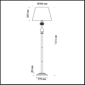 Торшер Aurelia 3390/1F