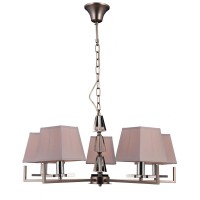 Подвесная люстра  75006/5C SILVER GRAY