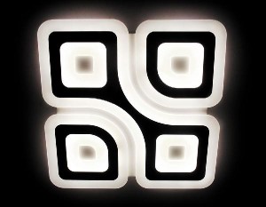 Потолочный светильник Orbital Acrylic FA89 WH 164W D500*500