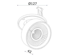 Точечный светильник Black & White 565005