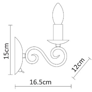 Бра Isabel A1129AP-1WH