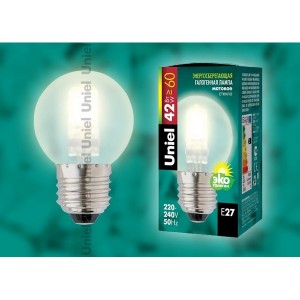 Лампочка галогеновая  HCL-42/FR/E27 globe