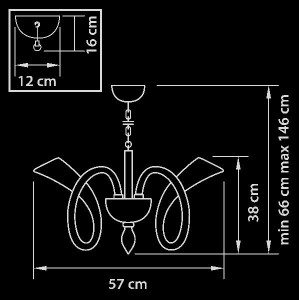 Подвесная люстра Stella 892061