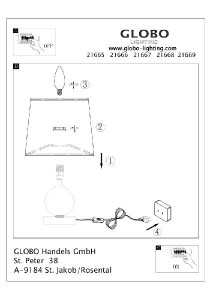 Интерьерная настольная лампа Volcano 21665