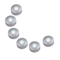 Точечный светильник  ULM-R04-1W*6/NW IP33 SILVER блистер