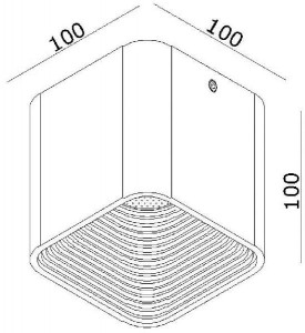 Точечный светильник Borealis 348110