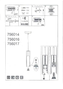 Подвесной светильник Cilino 756014