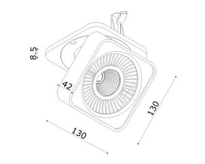 Точечный светильник Black & White 565006
