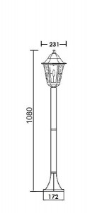 Наземный фонарь 79806 lg Bl