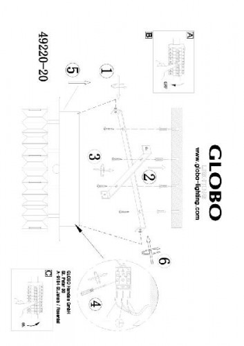 Потолочный светильник Silurus 49220-20