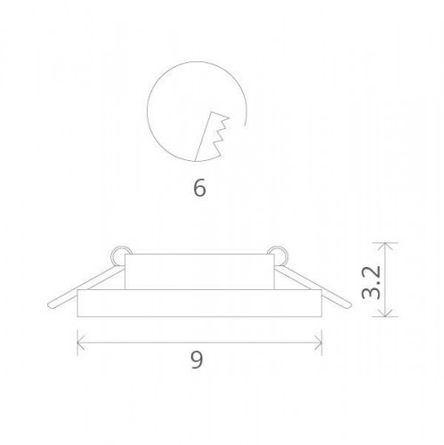 Точечный светильник Wagner A5223PL-1CC