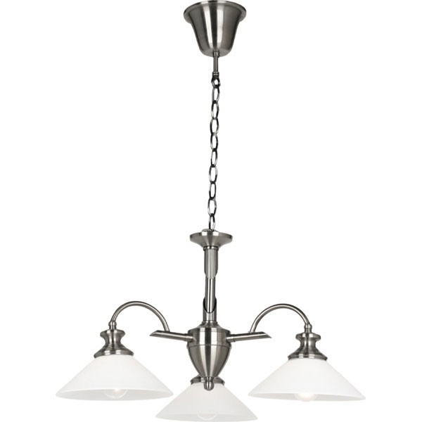 Потолочная люстра P-809 P-809/3A satin chrome Потолочная люстра P-809 P-809/3A satin chrome