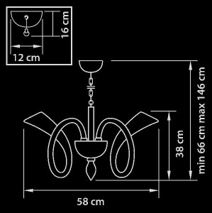 Подвесная люстра Stella 892083